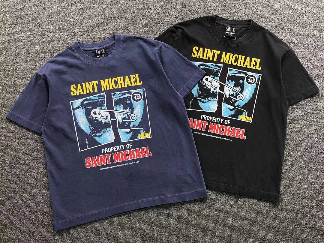 Chanel 98 SAINT MICHAEL T-SHIRT 42081401155 (Im 170Cm 60Kg I Wear Size S In The Phot) - Image 5