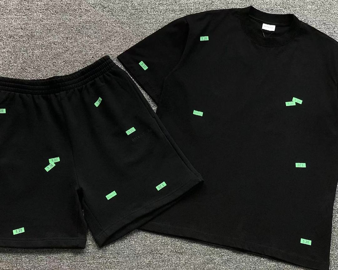 Balenciaga SHORTS158 B⭐L⭐⭐⭐IA⭐A T-SHIRT SHORTS 3206173321 (Im 170Cm 60Kg I Wear Size S In The Phot) - Image 7