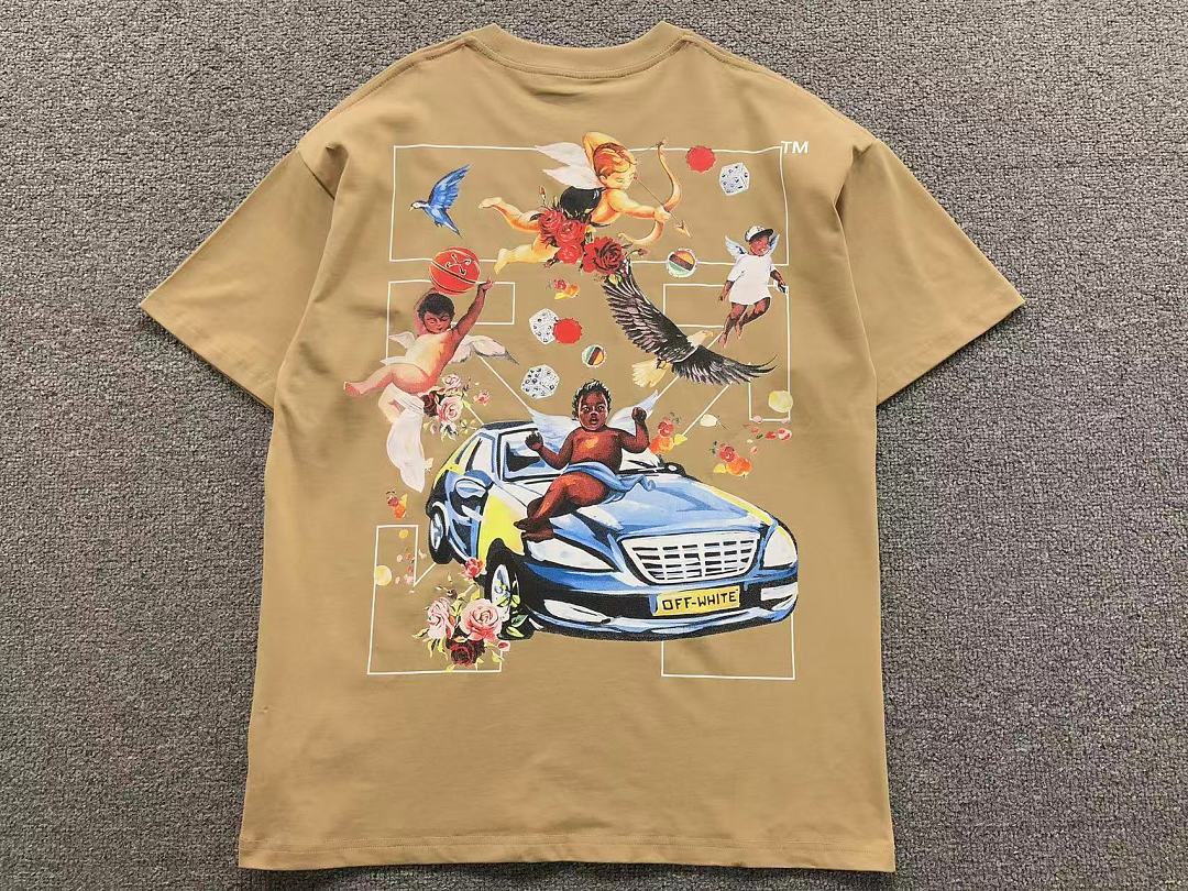 Unbranded 155 OFF-WHITE T-SHIRT 2204291301 (Im 170Cm 60Kg I Wear Size M In The Phot) - Image 7