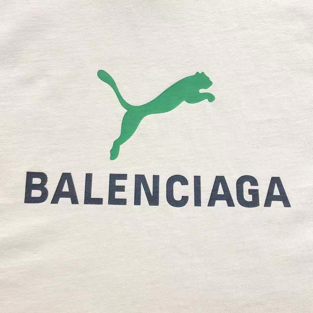Balenciaga 128 B⭐L⭐⭐⭐IA⭐A PUMA T-SHIRT 42040806163 (Im 170Cm 60Kg I Wear Size XS In The Phot) - Image 8