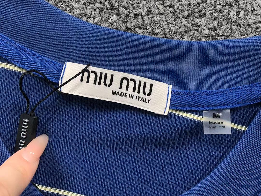 Miu Miu 125 M⭐U T-SHIRT 4201141077 (Im 170Cm 60Kg I Wear Size M In The Phot) - Image 13