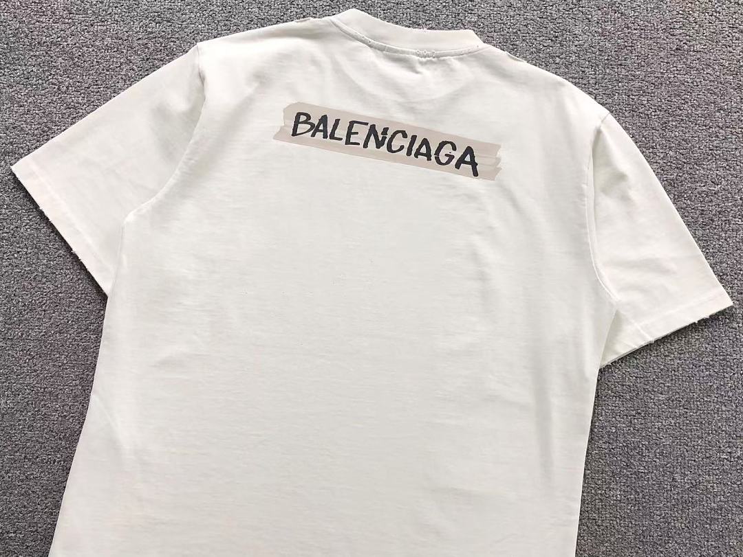 Balenciaga 135 B⭐L⭐⭐⭐IA⭐A T-SHIRT 42042413163 (Im 170Cm 60Kg I Wear Size XS In The Phot) - Image 8