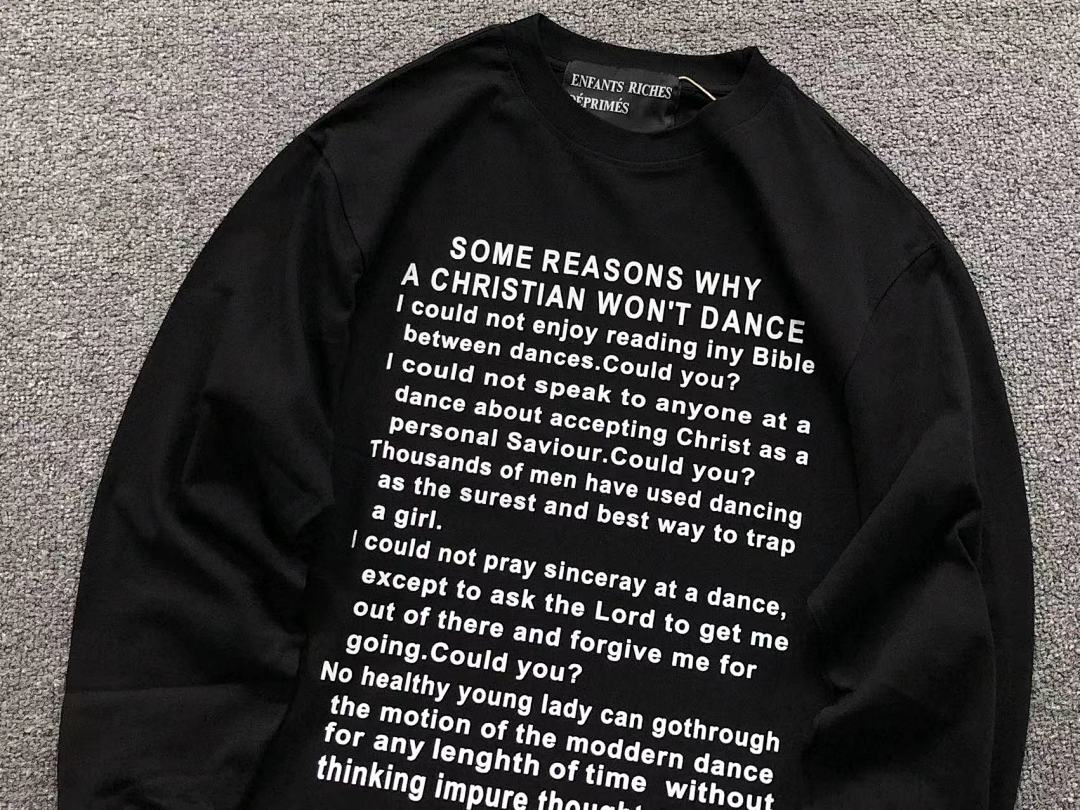 Chanel 98 ENFANTS RICHES DEPRIMES LONG SLEEVED 5211728162 (Im 170Cm 60Kg I Wear Size S In The Phot) - Image 12
