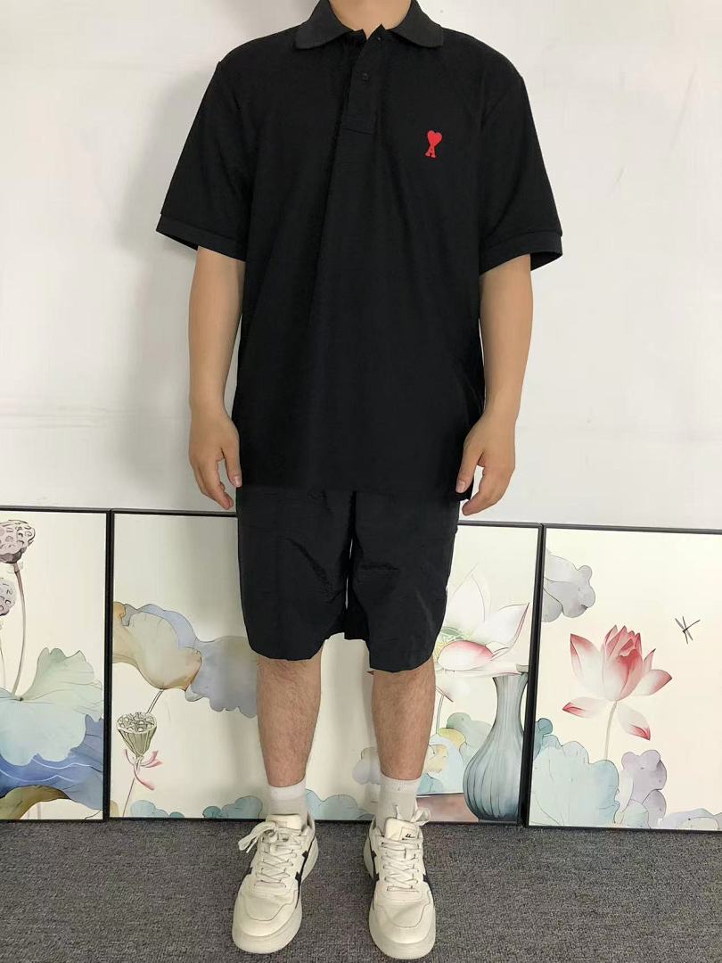 AMI 138 AMI POLO 22041337001 (Im 170Cm 60Kg I Wear Size XL In The Phot) - Image 3