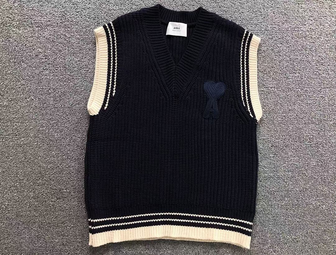 AMI 115 AMI SWEATER VEST 510181488 (Im 170Cm 60Kg I Wear Size S In The Phot) - Image 7