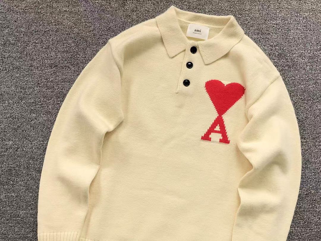 AMI 168 AMI SWEATER 21101008125 (Im 170Cm 60Kg I Wear Size M In The Phot) - Image 12