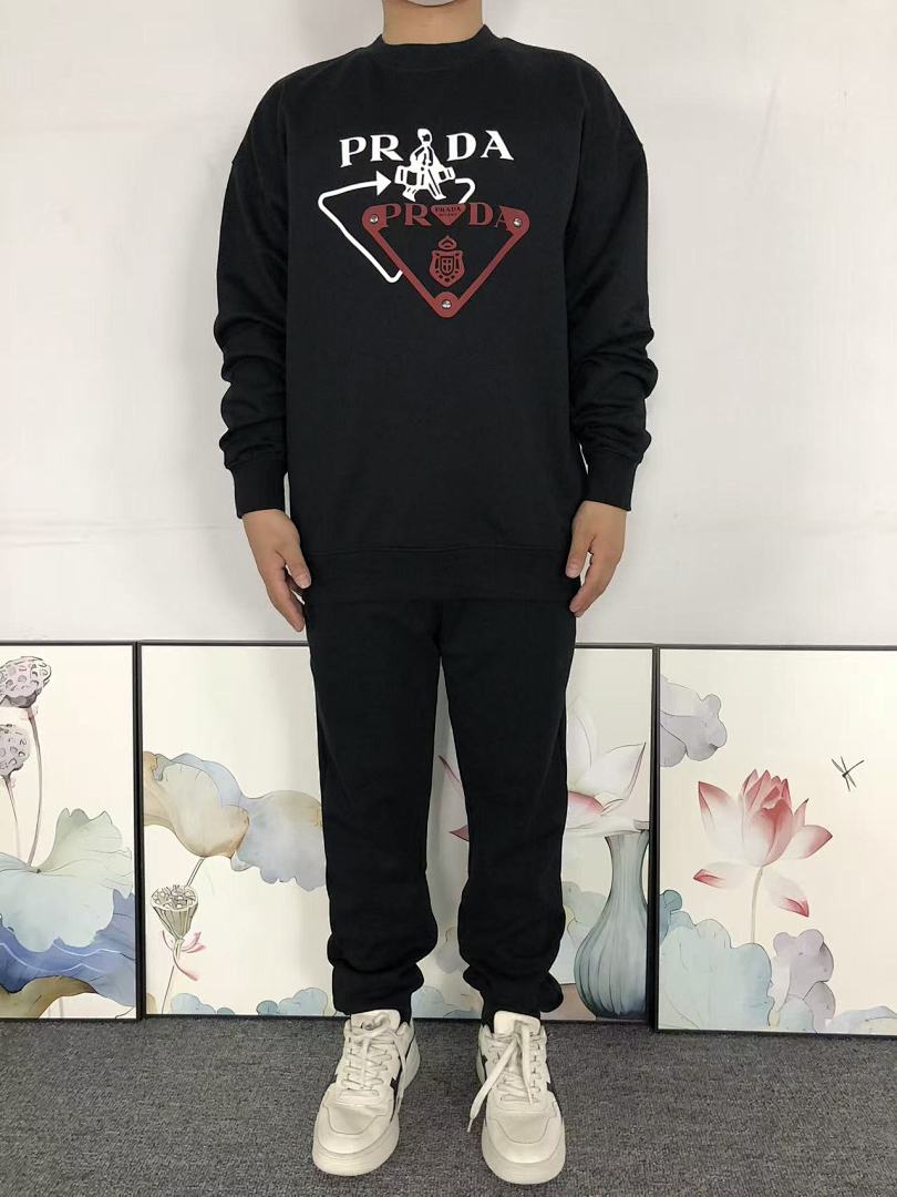 Prada 165 P⭐A⭐A HOODIE 5111412147 (Im 170Cm 60Kg I Wear Size M In The Phot) - Image 3