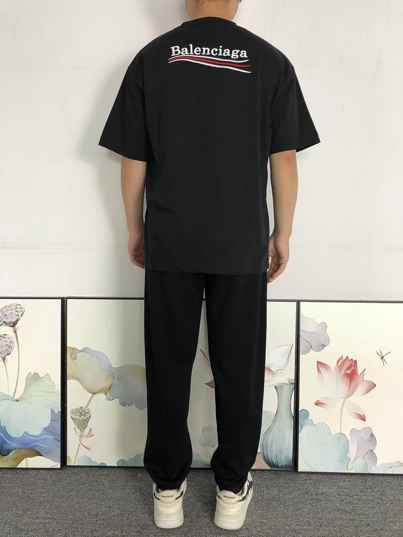 Balenciaga 118 B⭐L⭐⭐⭐IA⭐A T-SHIRT 22052124171 (Im 170Cm 60Kg I Wear Size XL In The Phot) - Image 4