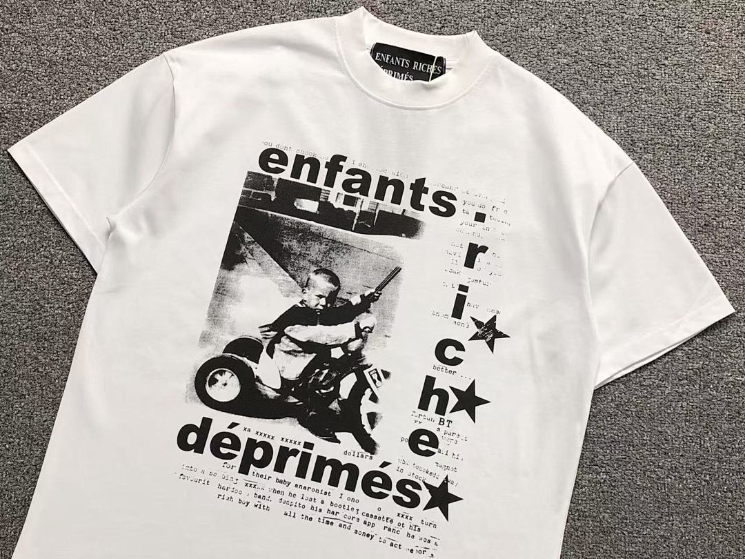 Chanel 88 ENFANTS RICHES DEPRIMES T-SHIRT 5232106162 (Im 170Cm 60Kg I Wear Size M In The Phot) - Image 7