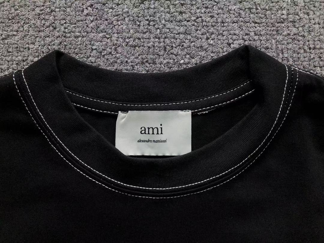 AMI 98 AMI T-SHIRT 3205180817 (Im 170Cm 65Kg I Wear Size S In The Phot) - Image 19