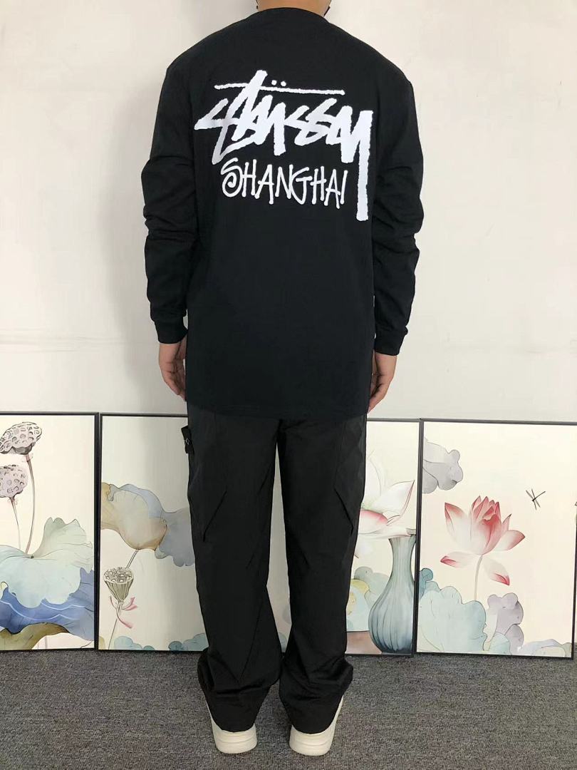 Stussy 95 STUSSY LONG SLEEVED 592718123 (Im 170Cm 60Kg I Wear Size M In The Phot) - Image 4