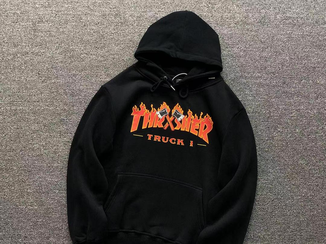 Thrasher 98 THRASHER HOODIE 5101020121 (Im 170Cm 60Kg I Wear Size M In The Phot) - Image 7