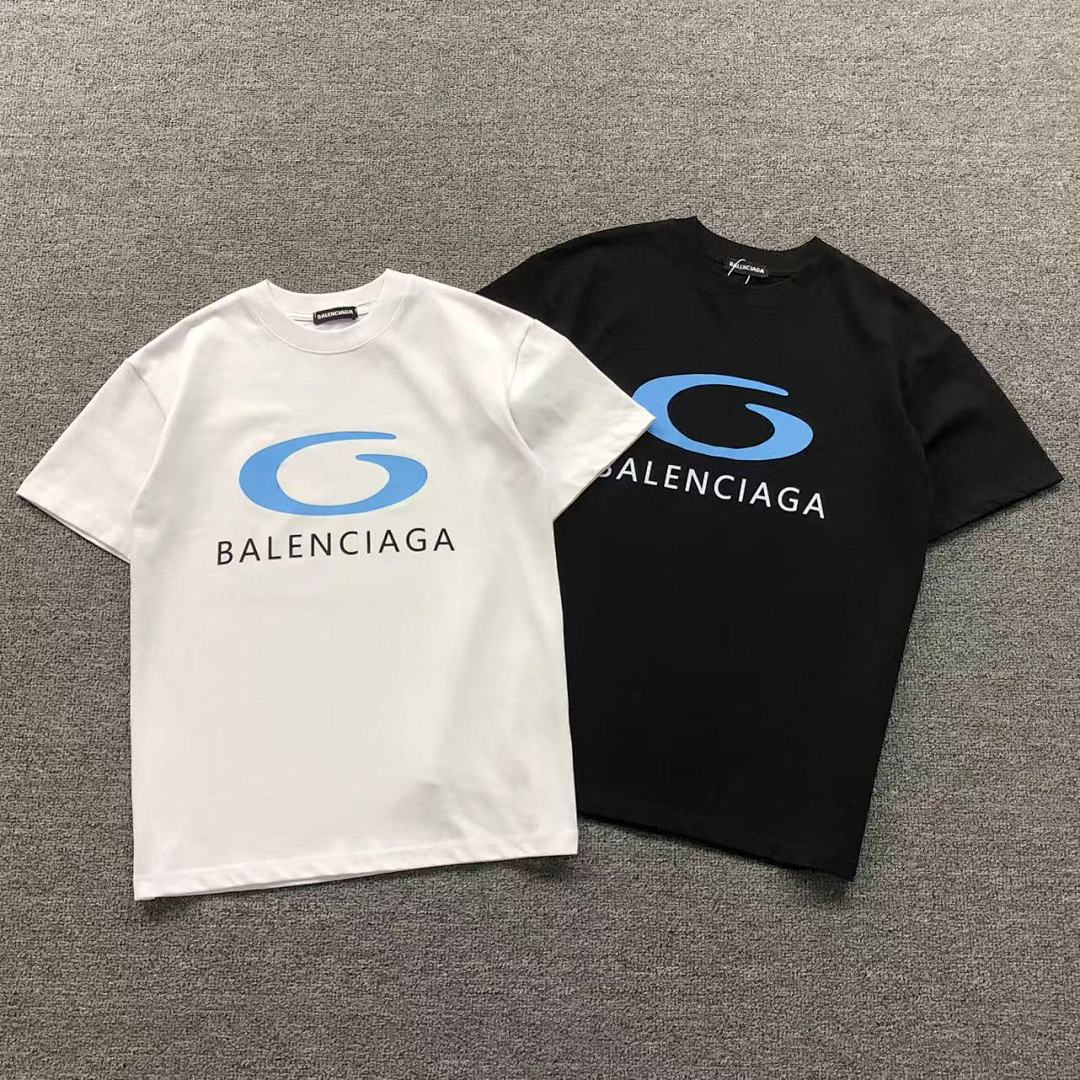 Balenciaga 98 B⭐L⭐⭐⭐IA⭐A T-SHIRT 2162310125 (Im 170Cm 60Kg I Wear Size S In The Phot)