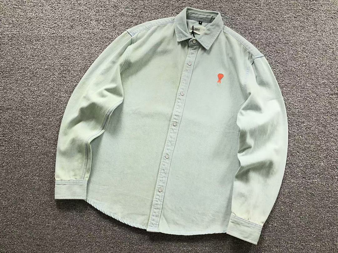 AMI 178 AMI SHIRT 4206010277 (Im 170Cm 60Kg I Wear Size M In The Phot) - Image 10