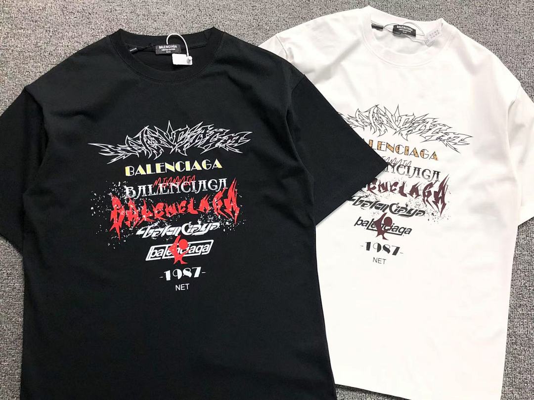 Balenciaga 108 B⭐L⭐⭐⭐IA⭐A T-SHIRT 213030321 (Im 170Cm 55Kg I Wear Size S In The Phot) - Image 6