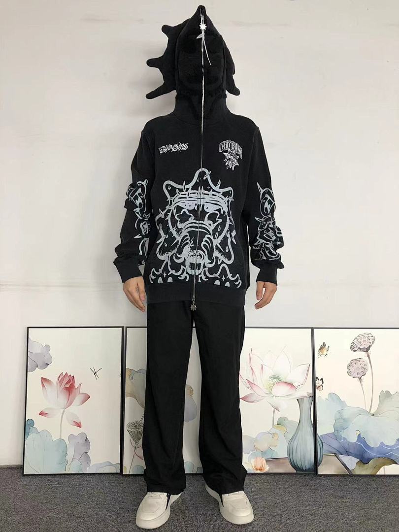 Unbranded 288 FASHION HOODIE 3106073172 (Im 170Cm 60Kg I Wear Size M In The Phot) - Image 3