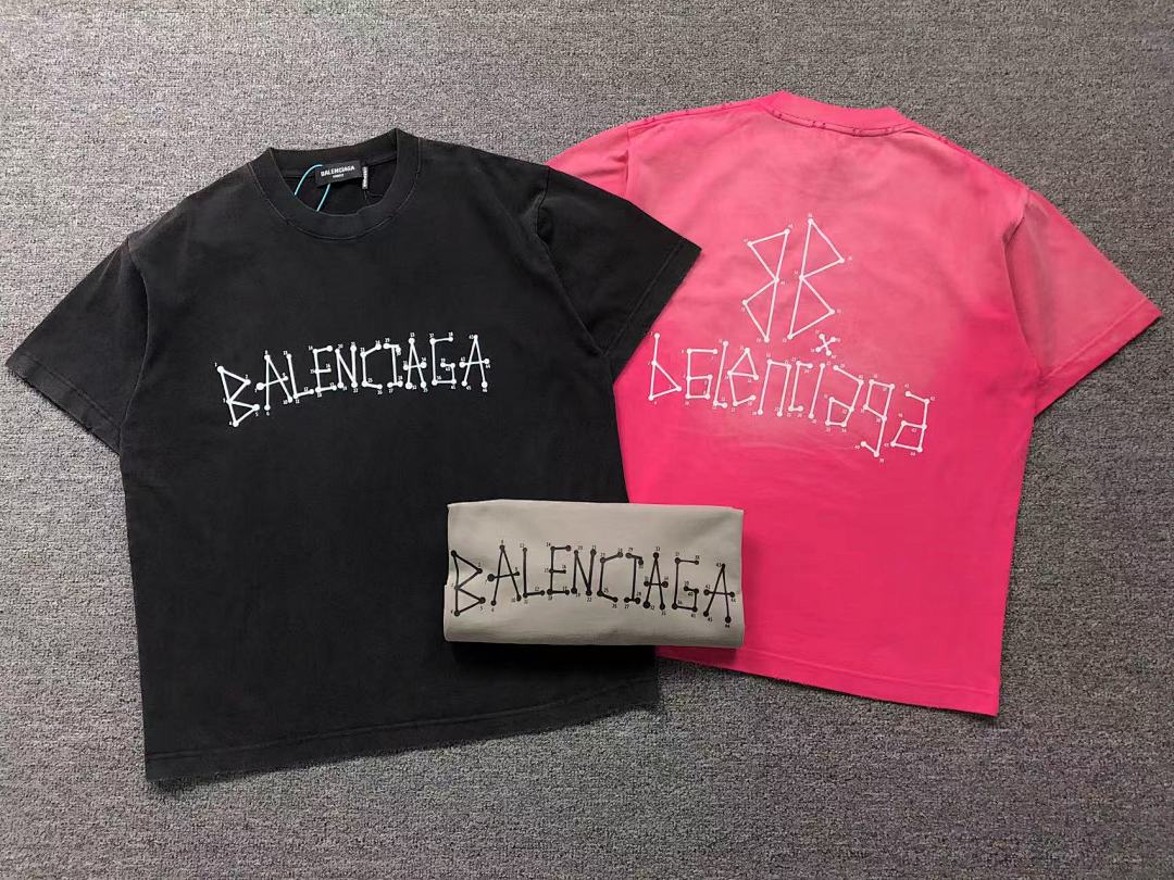 Balenciaga 128 B⭐L⭐⭐⭐IA⭐A T-SHIRT 213041321 (Im 170Cm 55Kg I Wear Size L In The Phot) - Image 5
