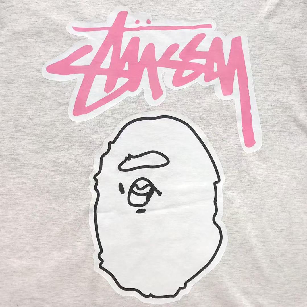 Bape 78 BAPE STUSSY T-SHIRT 1102091542 (Im 170Cm 55Kg I Wear Size S In The Phot) - Image 10