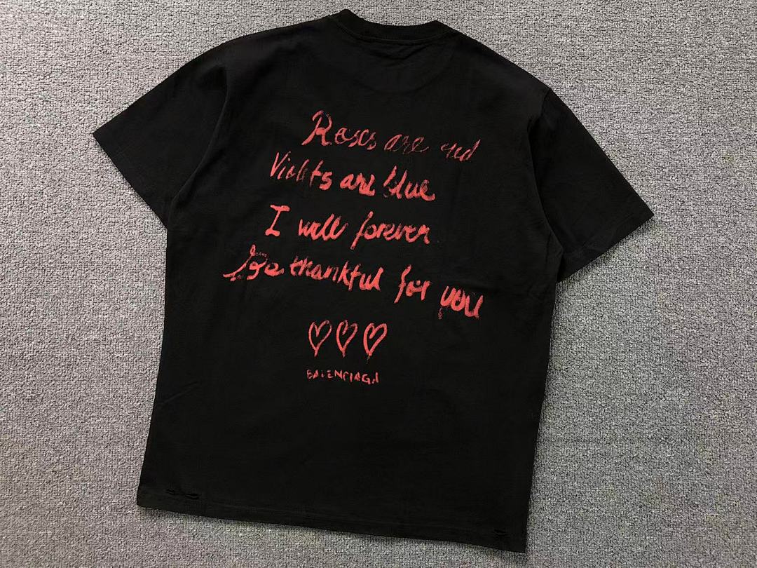 Balenciaga 115 B⭐L⭐⭐⭐IA⭐A T-SHIRT 5212220136 (Im 170Cm 60Kg I Wear Size L In The Phot) - Image 11