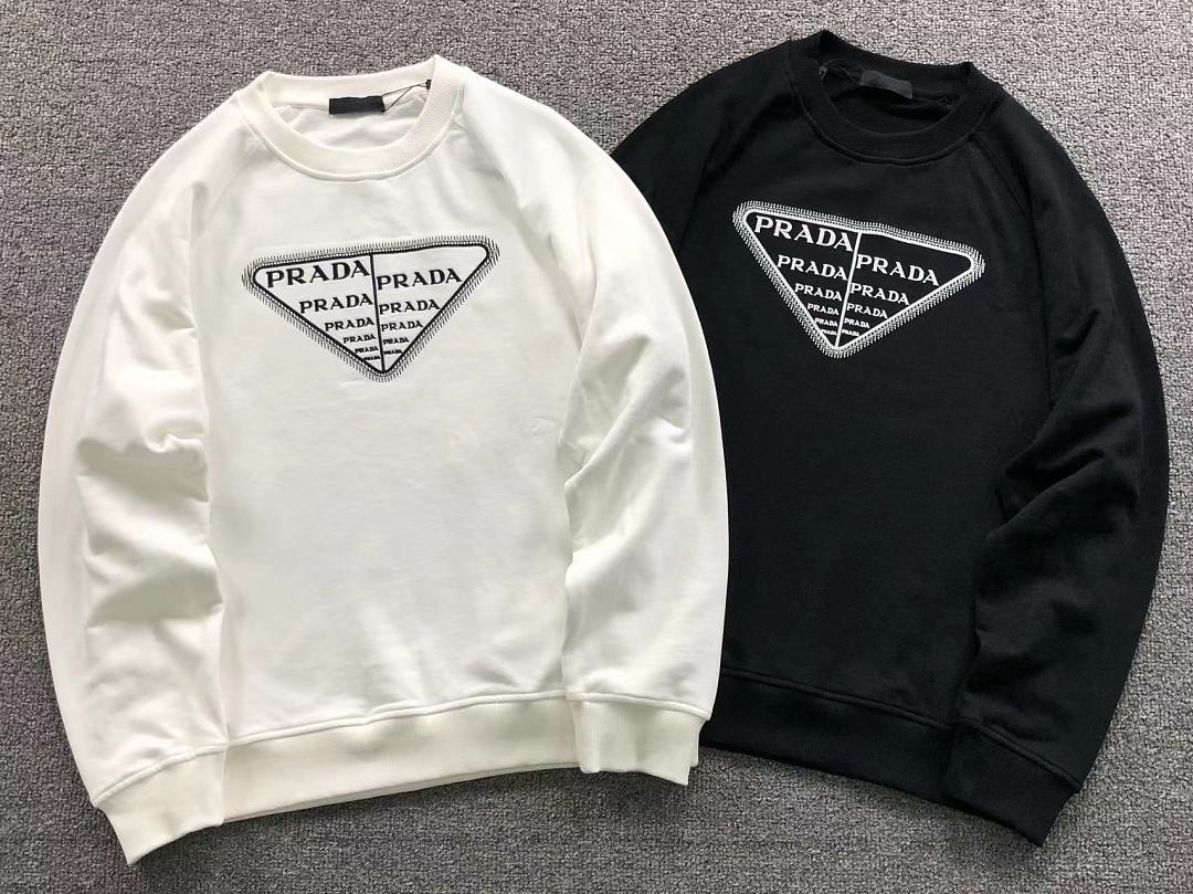 Prada 178 P⭐A⭐A HOODIE 3207240121 (Im 170Cm 60Kg I Wear Size L In The Phot) - Image 5