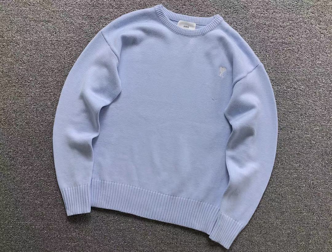 AMI 158 AMI SWEATER 21101110125 (Im 170Cm 60Kg I Wear Size S In The Phot) - Image 17