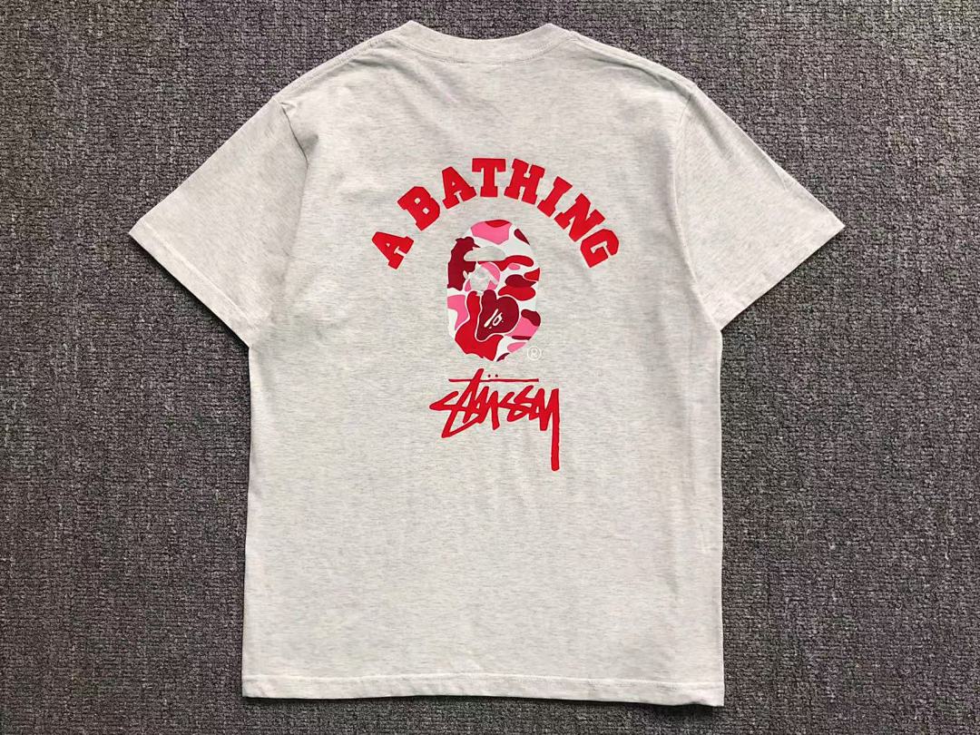 Bape 78 BAPE STUSSY T-SHIRT 1102090742 (Im 170Cm 55Kg I Wear Size S In The Phot) - Image 7