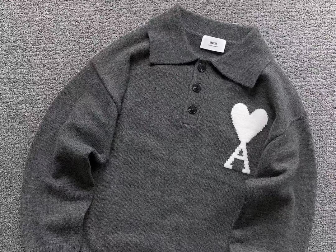 AMI 178 AMI SWEATER 4106190677 (Im 170Cm 60Kg I Wear Size S In The Phot) - Image 20