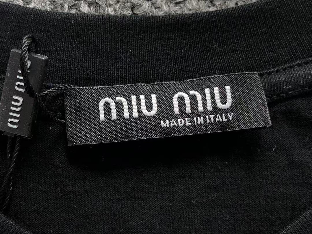 Miu Miu 113 M⭐U T-SHIRT 5207270570 (Im 170Cm 60Kg I Wear Size S In The Phot) - Image 15
