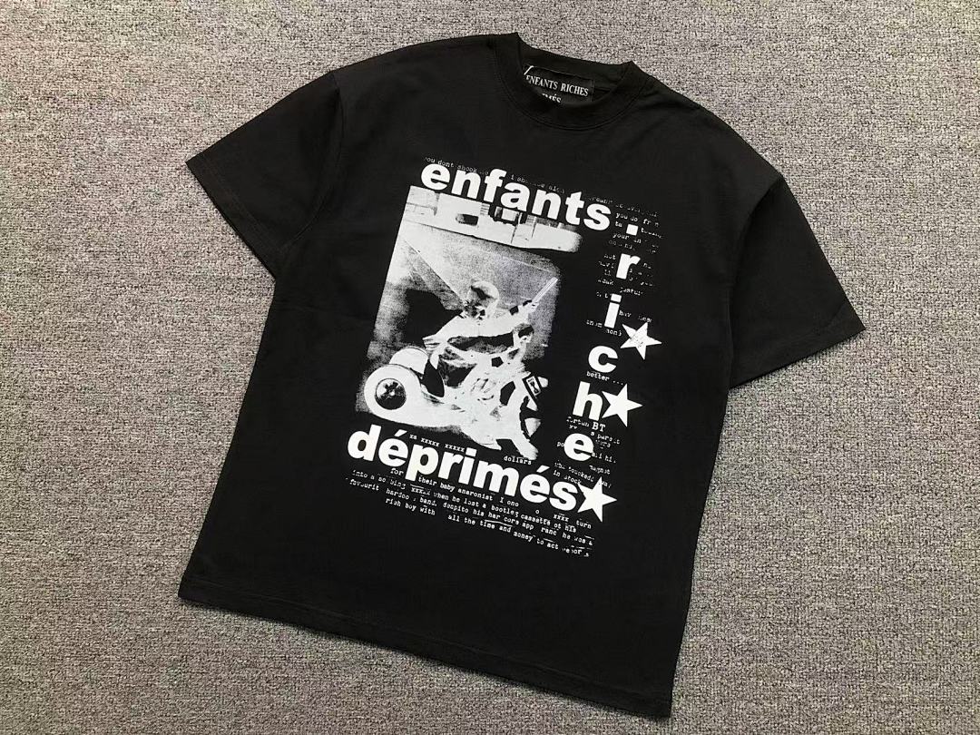 Chanel 88 ENFANTS RICHES DEPRIMES T-SHIRT 5232117162 (Im 170Cm 60Kg I Wear Size M In The Phot)