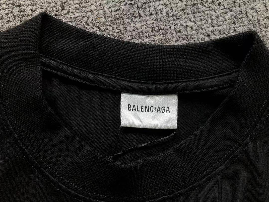 Balenciaga 129 B⭐L⭐⭐⭐IA⭐A T-SHIRT 3206171821 (Im 170Cm 60Kg I Wear Size S In The Phot) - Image 18