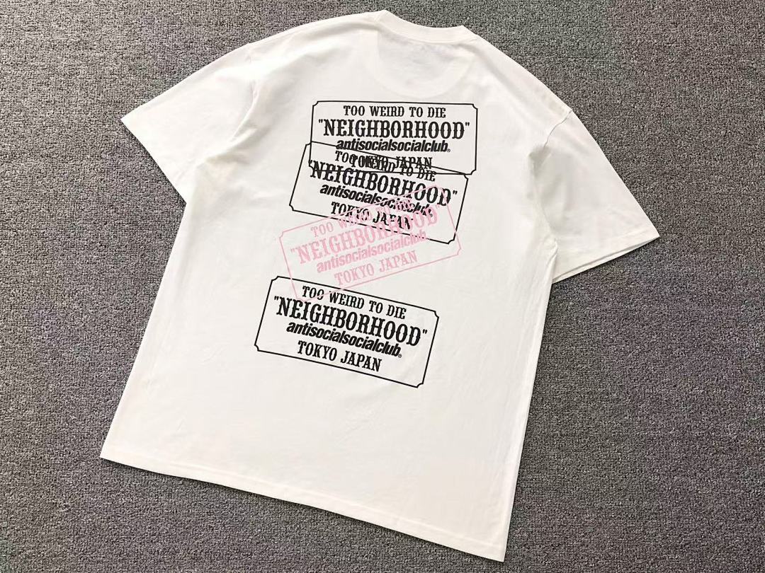 Christian Louboutin 85 ANTI SOCIAL CLUB NEIGHBORHOOD T-SHIRT - Image 11