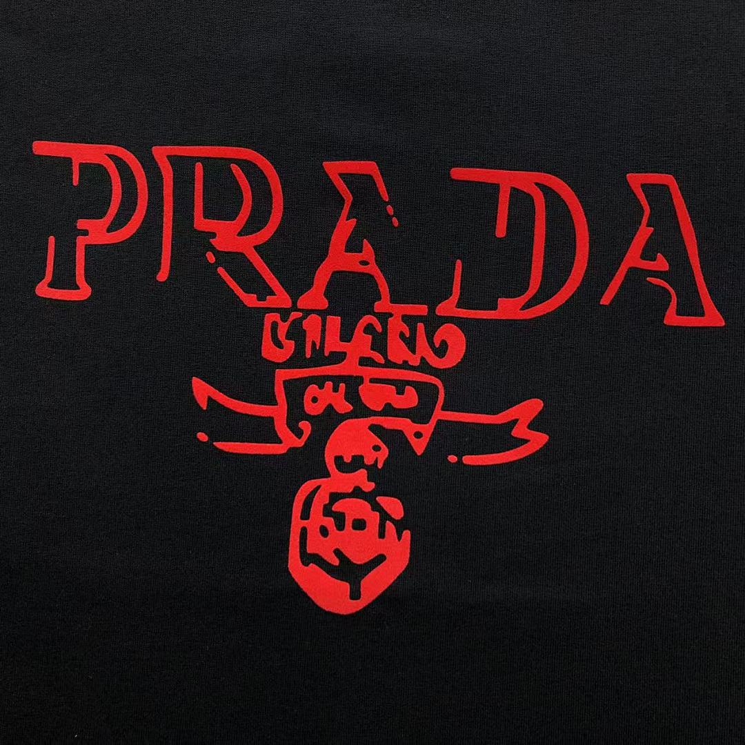 Prada 118 P⭐A⭐A T-SHIRT 41080211133 (Im 170Cm 60Kg I Wear Size XL In The Phot) - Image 13