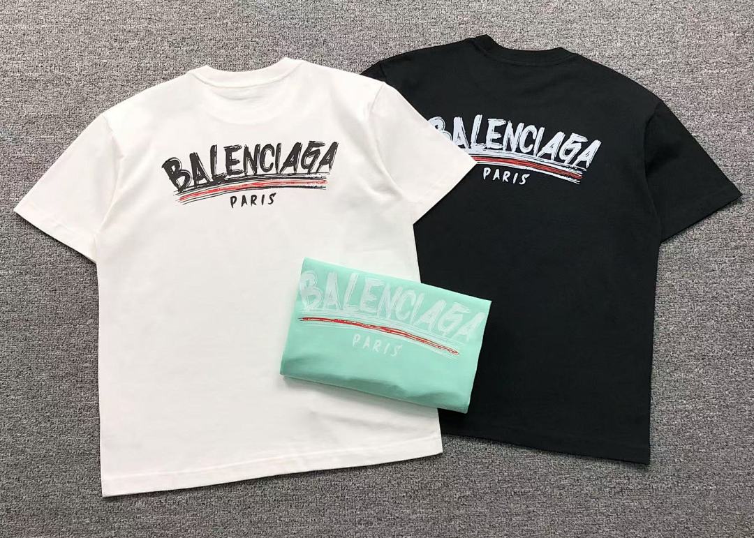 Balenciaga 115 B⭐L⭐⭐⭐IA⭐A T-SHIRT 412200821 (Im 170Cm 57Kg I Wear Size M In The Phot) - Image 5