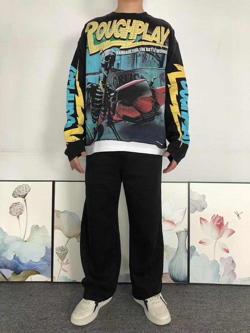Unbranded 138 R⭐⭐G⭐P⭐⭐Y LONG SLEEVED 3112100217 (Im 170Cm 60Kg I Wear Size S In The Phot) - Image 3