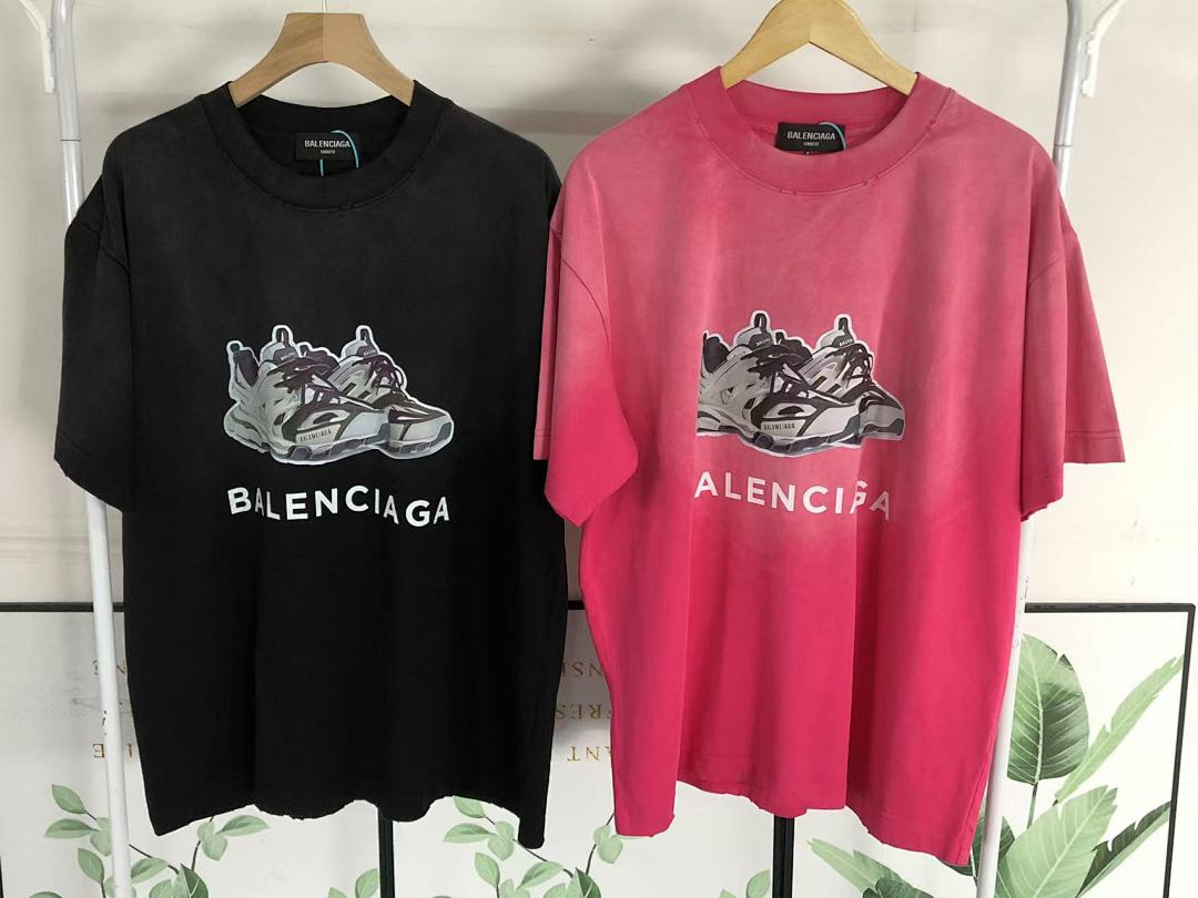 Balenciaga 128 B⭐L⭐⭐⭐IA⭐A T-SHIRT 213041221 (Im 170Cm 55Kg I Wear Size L In The Phot) - Image 23