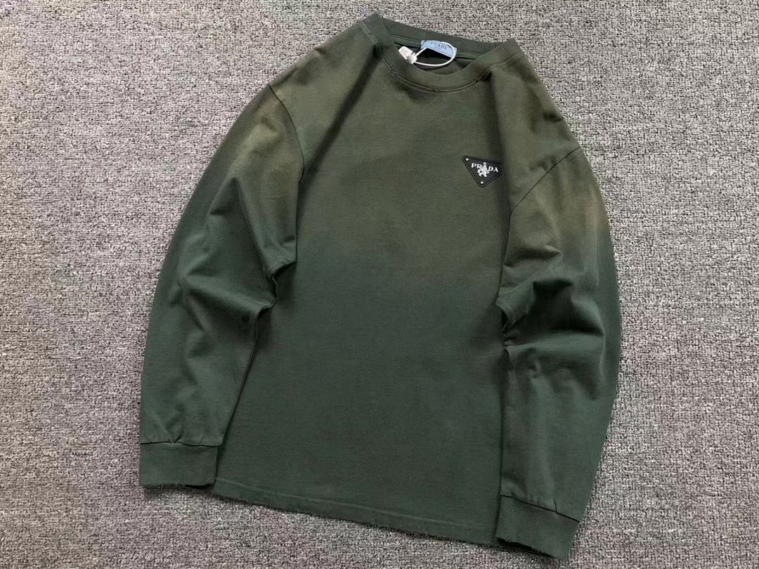 Prada 178 P⭐A⭐A LONG SLEEVED 3110151405 (Im 170Cm 60Kg I Wear Size S In The Phot) - Image 11