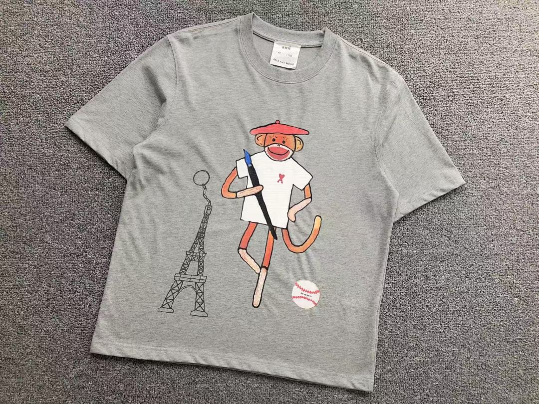 AMI 85 AMI T-SHIRT 413122179 (Im 170Cm 60Kg I Wear Size S In The Phot) - Image 13
