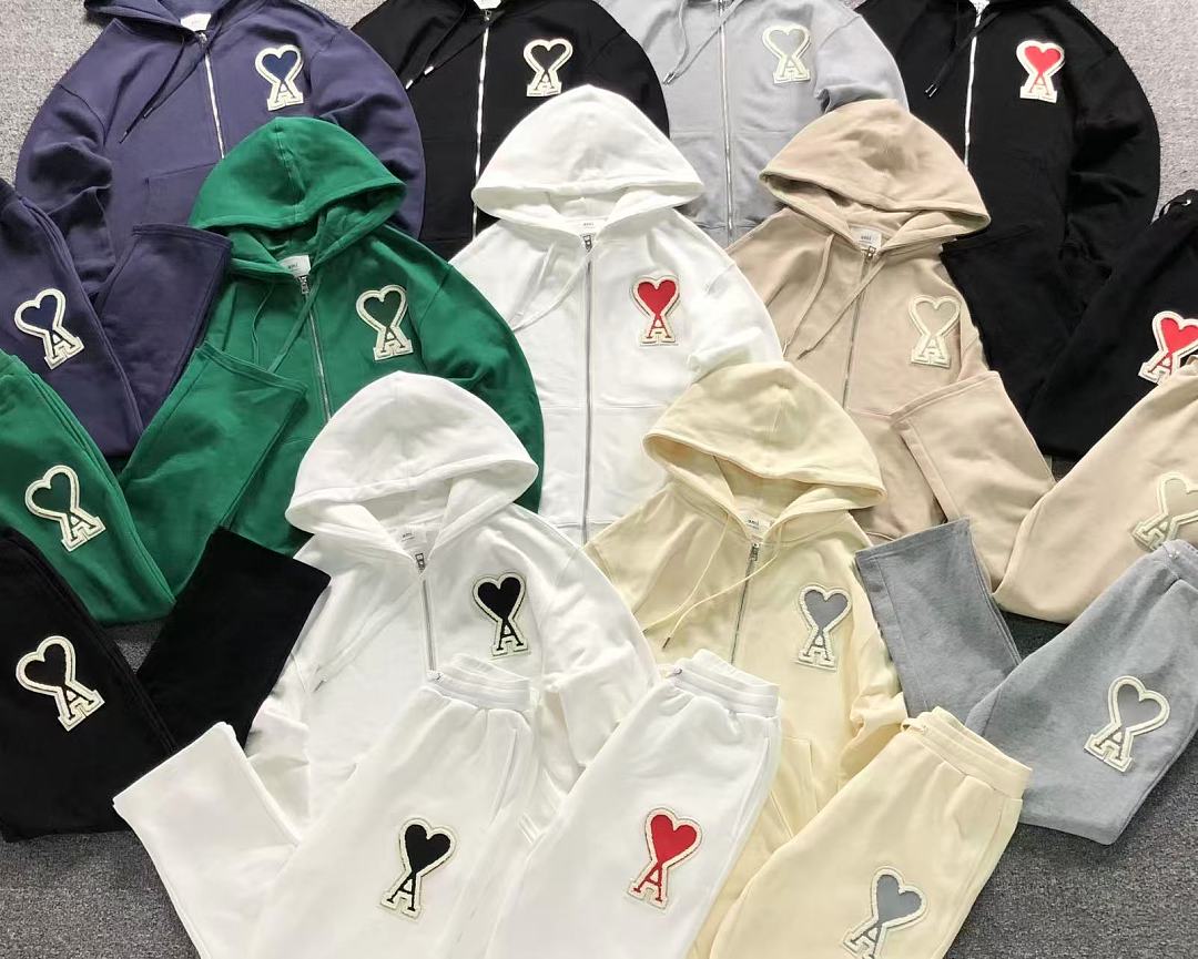 AMI 208 TROUSERS 178 AMI HOODIE - Image 7