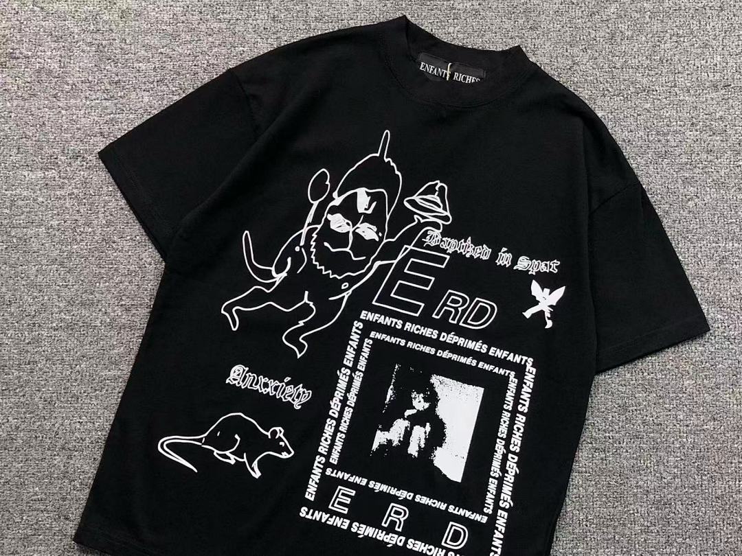 Chanel 85 ENFANTS RICHES DEPRIMES T-SHIRT 42012434162 (Im 170Cm 60Kg I Wear Size S In The Phot) - Image 7