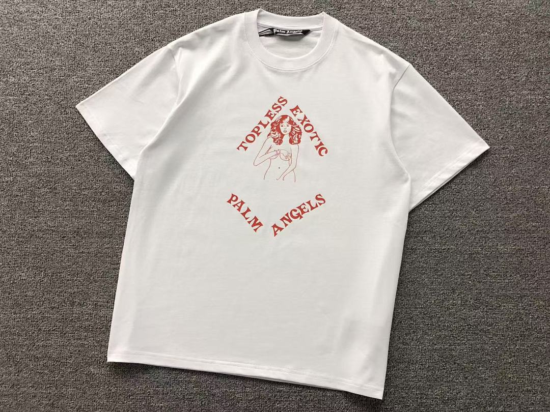 Palm Angels 78 PALM ANGELS T-SHIRT 41060933121 (Im 170Cm 60Kg I Wear Size M In The Phot) - Image 7