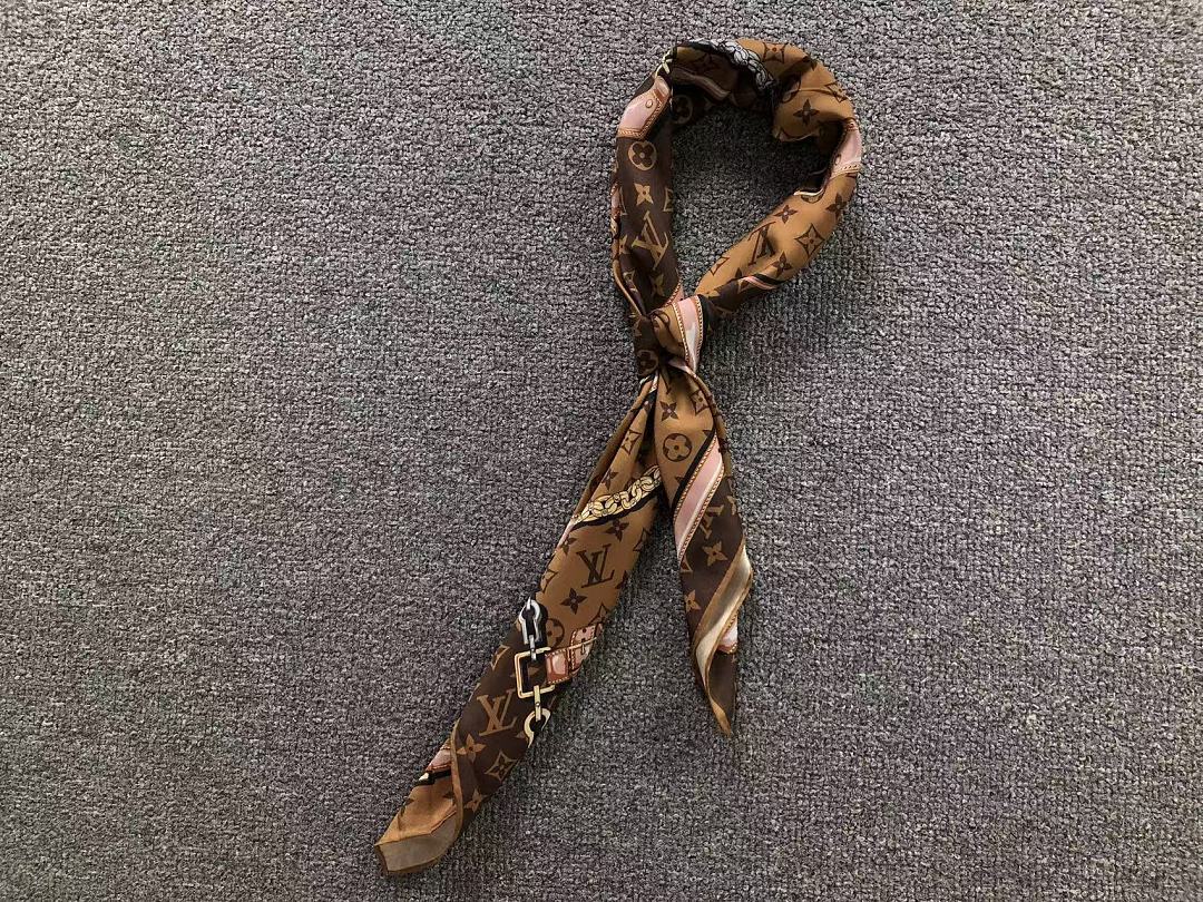 Louis Vuitton 95 L⭐ SCARF 5262009102 (Long 90CM* Wide - Image 8