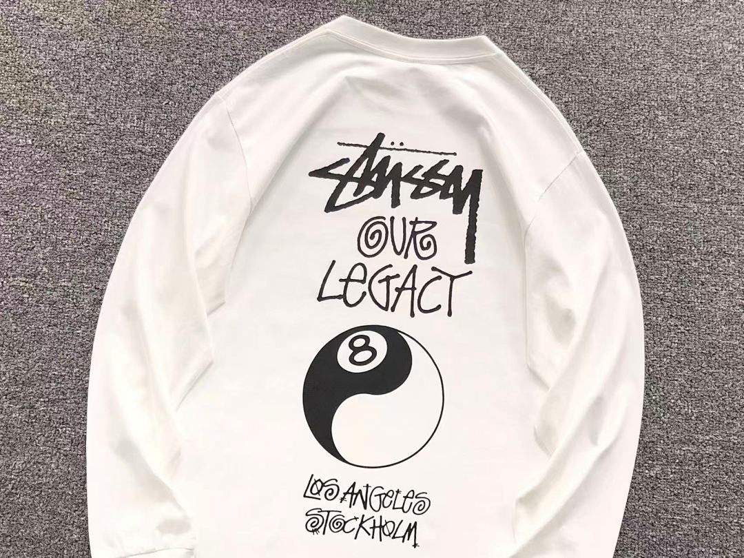 Stussy 115 STUSSY LONG SLEEVED 21101618125 (Im 170Cm 60Kg I Wear Size M In The Phot) - Image 14