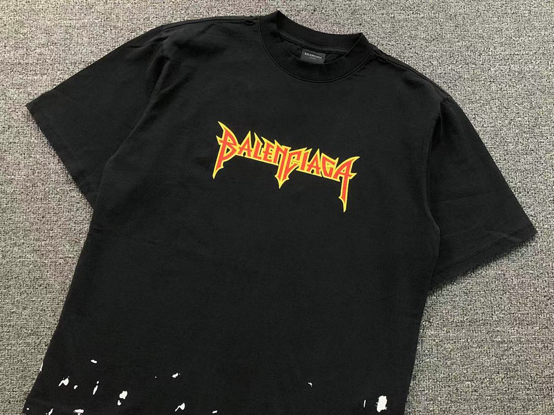Balenciaga 125 B⭐L⭐⭐⭐IA⭐A T-SHIRT 42041301163 (Im 170Cm 60Kg I Wear Size XS In The Phot) - Image 7