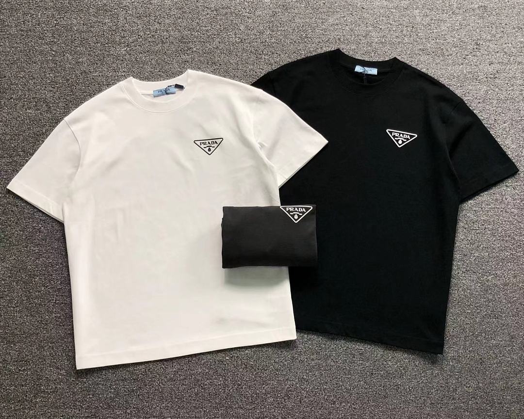 Prada 118 P⭐A⭐A T-SHIRT 3206130221 (Im 170Cm 60Kg I Wear Size L In The Phot) - Image 5