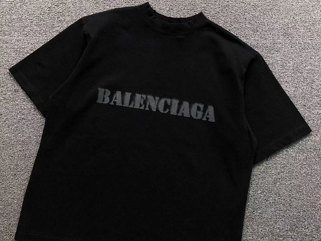 Balenciaga 125 B⭐L⭐⭐⭐IA⭐A T-SHIRT 42042411163 (Im 170Cm 60Kg I Wear Size XS In The Phot) - Image 11
