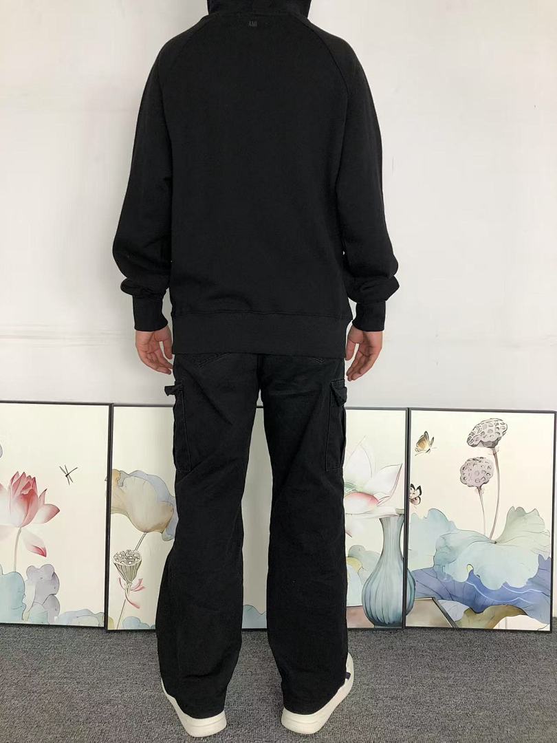 AMI 125 AMI HOODIE 57281388 (Im 170Cm 60Kg I Wear Size M In The Phot) - Image 4