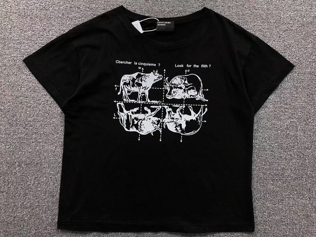 Chanel 108 ENFANTS RICHES DEPRIMES T-SHIRT 4111282317 (Im 170Cm 55Kg I Wear Size S In The Phot) - Image 5