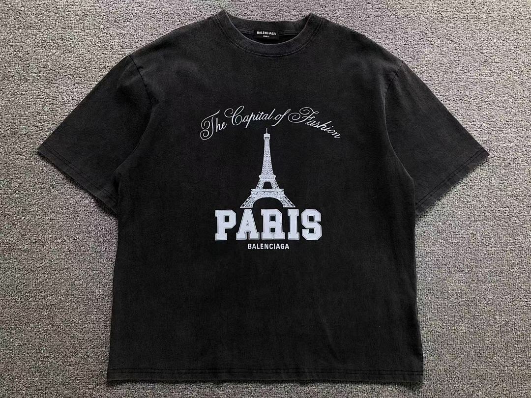 Balenciaga 98 B⭐L⭐⭐⭐IA⭐A T-SHIRT 5212223136 (Im 170Cm 60Kg I Wear Size M In The Phot) - Image 5