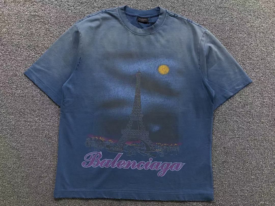 Balenciaga 138 B⭐L⭐⭐⭐IA⭐A T-SHIRT 42032805163 (Im 170Cm 60Kg I Wear Size XS In The Phot) - Image 5