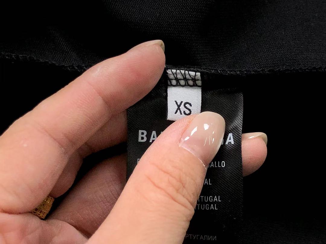Balenciaga 128 B⭐L⭐⭐⭐IA⭐A T-SHIRT 42052102163 (Im 170Cm 60Kg I Wear Size XS In The Phot) - Image 16